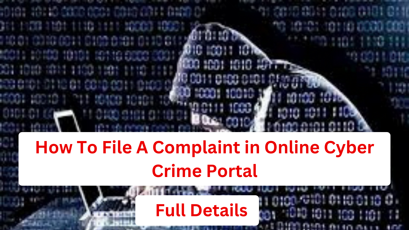 How to Register A Complaint Cyber Crime Online Portal?, Cyber Criminals Stolen Your Money?